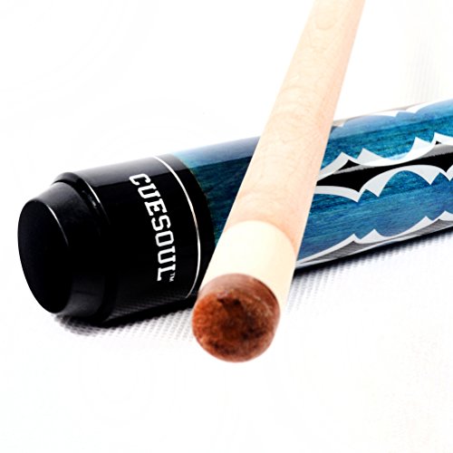 CUESOUL 19oz Pool Cue Sticks with Hard Pool Cue Case - color: E205-E103