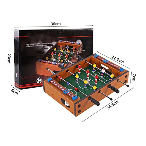 Mini Foosball Table, Foosball Table, Portable Mini Table Football 12mm Tabletop Soccer Game for 2 to 4 People Parent Kids Toys for Adults and Kids