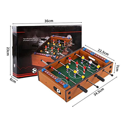 Tabletop Foosball Table, Portable Table Football, Table Football Mini Games for 2 To 4 People Parent Child Toys (22.5x7x34.5cm/8.9x2.8x13.6in)