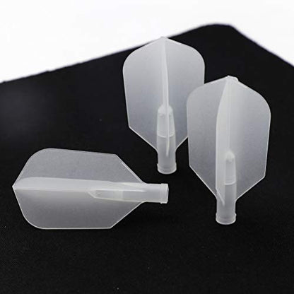 CUESOUL TERO AK4 Dart Flight Standard Shape/Shield Shape/Diamond Shape - color: Slim shape-Transparent