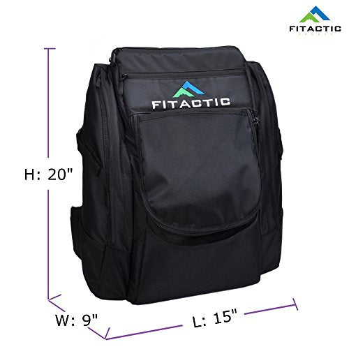 FITACTIC Luxury Frisbee Disc Golf Bag Backpack (Capacity: 25-30 Discs)