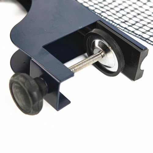 Table Tennis Net - Retractable Pingg Pong Net Set | Mesh with Adjustable Clamp | Adjustable Portable Outdoor Professional Heavy Duty Sport Accessories for Backyard Games Basement Recreation School Gym