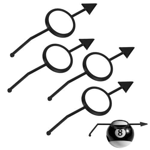 Penitue Billiards Aiming Trainer for 2-1/4" Pool Balls, Cue Shot Aiming Aid & Angle Trainer Random Color Billiard Practice Accessories