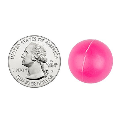 Fairly Odd Novelties 3/4" Mini Ping Pong/Table Tennis/Beer Pong Round Balls (100 Pack), 19mm, Pink - color: Pink