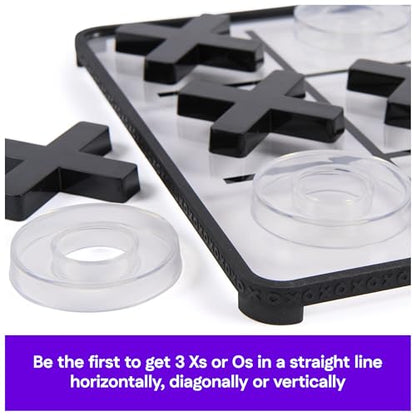 Spin Master Games, Cardinal Classics Tic Tac Toe, Classic Board Game, Modern Coffee Table Décor, 2 Players, for Ages 5 & Up - size: One Size, style: Tic Tac Toe