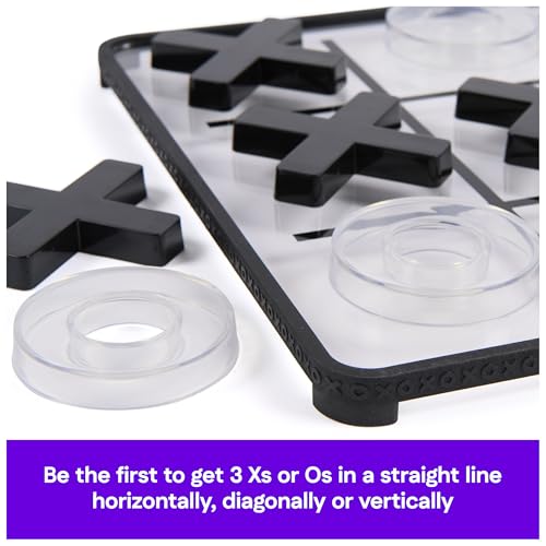 Spin Master Games, Cardinal Classics Tic Tac Toe, Classic Board Game, Modern Coffee Table Décor, 2 Players, for Ages 5 & Up - style: Four in a Row