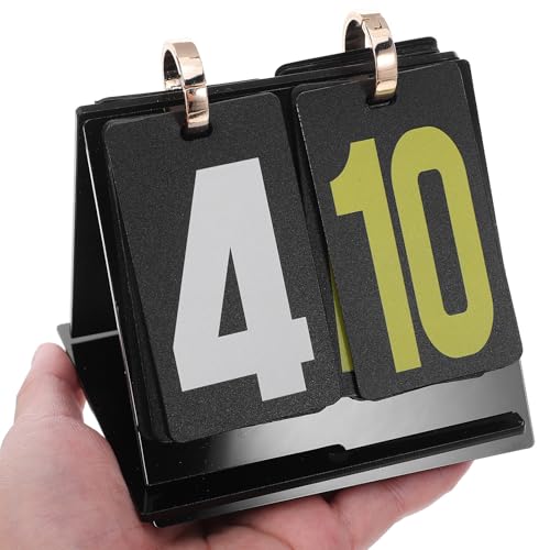Portable Card Game Score Keeper with Manual Flip 2-Digit Display, Plastic Scoring Tool Featuring Precise Scoring and Smooth Flipping Mechanism for Tabletop Competitions and Gaming