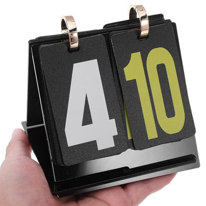 Portable Card Game Score Keeper with Manual Flip 2-Digit Display, Plastic Scoring Tool Featuring Precise Scoring and Smooth Flipping Mechanism for Tabletop Competitions and Gaming