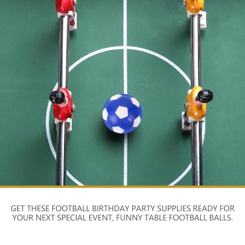 Mipcase 36mm Table Football Balls 10pcs Replaceable Soccer Game Accessories for Foosball Tables Mini Footballs for Boys and Girls Tabletop Games