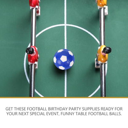 Mipcase 36mm Table Football Balls 10pcs Replaceable Soccer Game Accessories for Foosball Tables Mini Footballs for Boys and Girls Tabletop Games