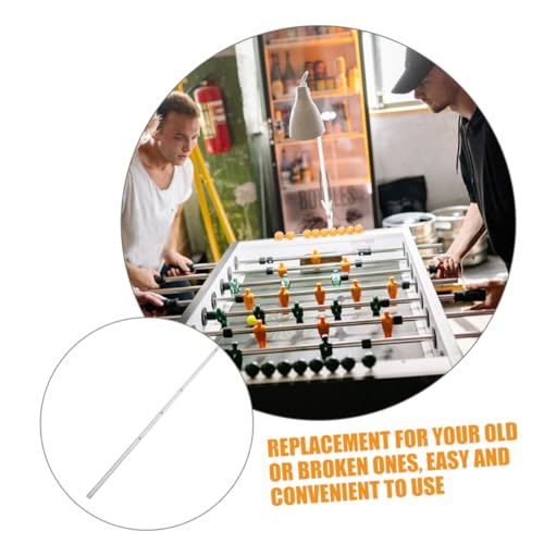 BESTonZON Table Soccer Rod Metal Operation Pole for Foosball Table Accessory Durable and Easy to Assemble Football Machine Handle Compatible with Soccer Tables