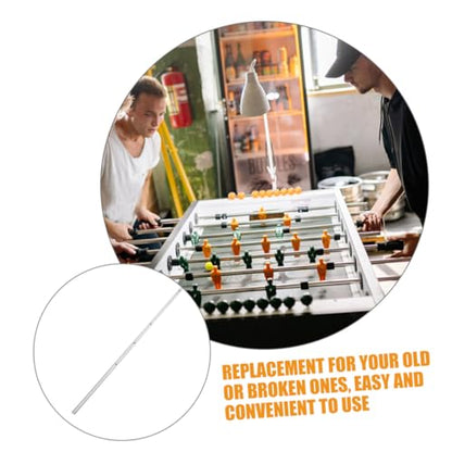 BESTonZON Table Soccer Rod Metal Operation Pole for Foosball Table Accessory Durable and Easy to Assemble Football Machine Handle Compatible with Soccer Tables