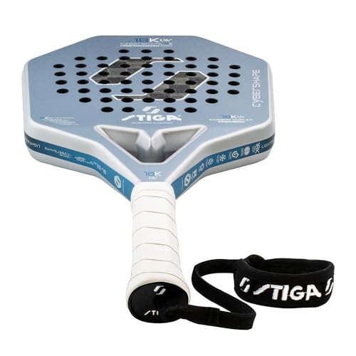 STIGA Cybershape Padel Racket - size: 18K LW