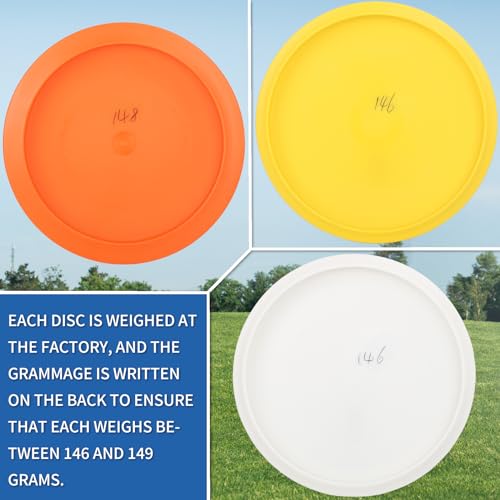 Disc Golf Starter Discs Set | U.S. Landmark Series | 150 Class, 145-150g | PDGA Approved | Include 2*Driver 2*Mid-Range 2*Putter 1*Mini Marker
