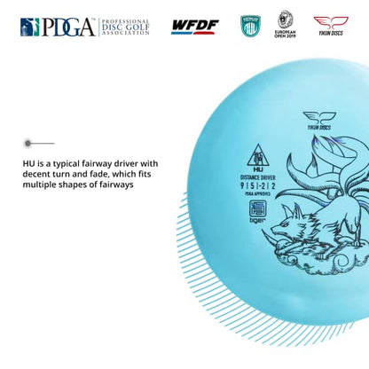 Yikun Disc Golf Driver | Professional PDGA Approved Discs Golf|Distance Driver | 165-175g | Fairway Golf Disc Perfect for Outdoor Games and Competition - color: blue