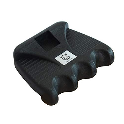 CROWN ME Cue Hoder, Cue Rest Cue Stick Holder, Portable Weighted Billiard Cue Rack with Chalk Holder, Pool Cue Holder, 3 Holes - style: 3 Holes
