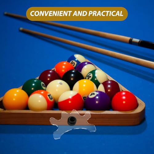 Billiards Rack Portable Cue Stick Claw Rack Table Pool Cue Holder Freestanding Pool Stick Holder Chalk Billiard Chalk Transparent Acrylic