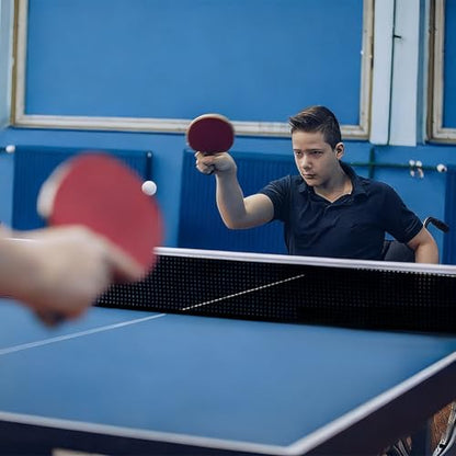 CREATCABIN Table Tennis Net Black Ping Pong Net Replacement Portable Easy Setup Ping Pong Table Net String Tension Equipment Accessories for Any Table Training Competition Indoor Outdoor 70 x 5.7 Inch