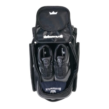 Brunswick Charger Double Roller Bowling Bag - color: Blue