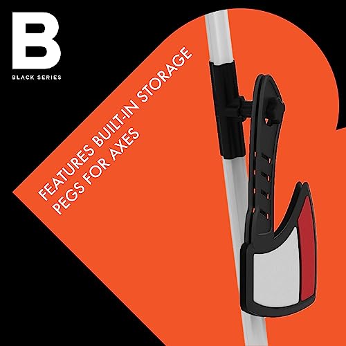Black Series Axe Throwing Set – Indoor & Outdoor Party Game| Safe Plastic Throwing Axes| Collapsible Target| Backyard Game, Carnival Game, Beach Camping, Tailgating Essential| Fun Sports Activity Gift