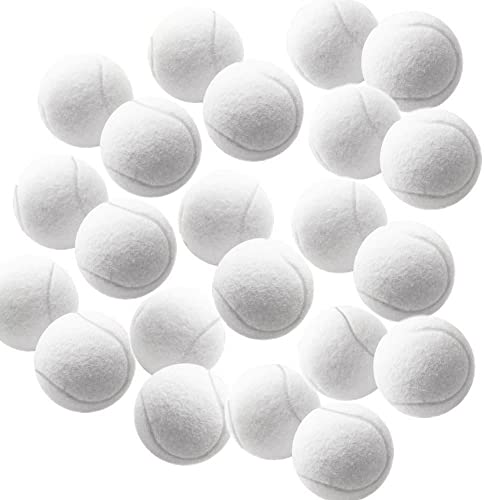 Tennis Balls, 12/18/24/36 Pack Tennis Balls Standard Size Tennis Training Balls for Adults Kids Lessons Practice or Playing with Pet - color: White, 12 Pack