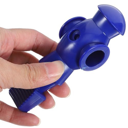 6pcs Foosball Players Replacement Dolls Table Football Accessories for Standard Rods Resin Desktop Football Men Black Blue