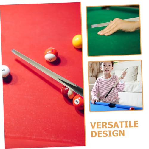 2pcs Short Wooden Billiard Cue for Boys and Girls Snooker Training Stick Comfortable Grip Pool Cue for Beginners Tight Spaces
