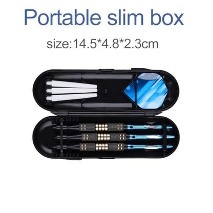 Soft tip Darts Set 18/20 Grams - Professional Darts Plastic Tip with Brass Barrel + Aluminum Shafts + 50 Rubber o-Ring + 6 Flights +50 Soft Tips for Electronic Dartboard - color: 18g-BLUE