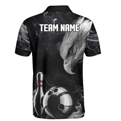 GABITA Personalized Bowling Jerseys for Men, Custom Bowling Shirts, Funny Bowling Shirts Gift for Bowler Team Player - color: A18