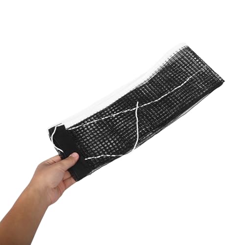 Table Tennis Net 182x15cm Thread Black Portable Replacement Net with Grip Holder for Indoor Outdoor Training and Leisure Games