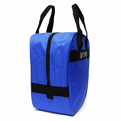 Pyramid Prime One Single Tote 1 Ball Bowling Bag with Large Padded Foam Bowling Ball Holder - Holds A Pair of Bowling Shoes (Up To US Mens Size 10) - color: blue