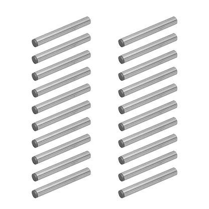 POWERTEC 71476-P2V Hardened Steel Dowel Pins 1/4" x 2" | Heat Treated and Precisely Shaped for Accurate Alignment, 20 PK - size: 1/4" x 2" (20pk)