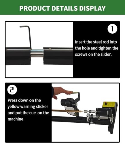 Pool cue lathe,Cue tip shaper,Pool cue repair kit,pool cue lathe machine,Cue Tip Repair Machine - Billiard Cue Shaper Tool,7 in 1 Billiard Cue Stick Repairer, Cue Shaft Cleaning & Maintenance