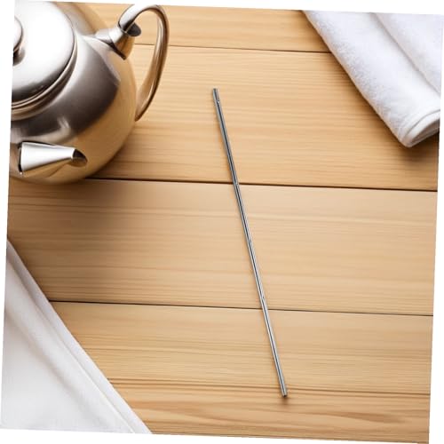POPETPOP 6pcs Foosball Replacement Rods with Safety Caps Iron Poles Long Table Soccer Machine Parts for Adults and Easy Install Stable Gameplay Accessories