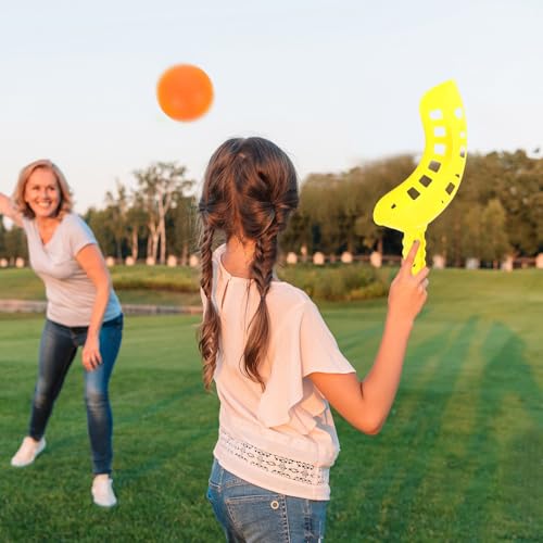 2 Sets Interactive Toss and Catch Suits Beach Toys Outdoor Playset Suits for Scoop Ball Thrower Scoop Kendama Popular Toys Balls Child Halloween Abs