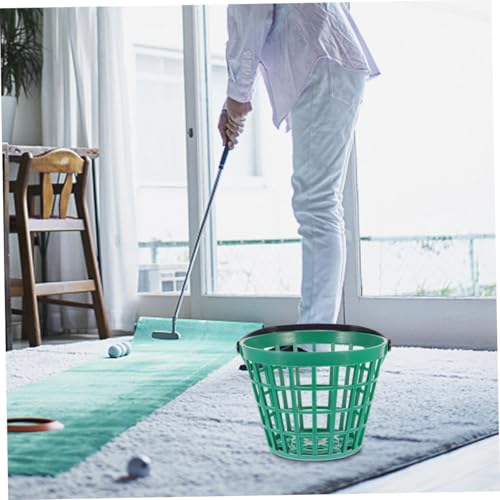 Luxshiny 2pcs Plastic Golf Basket Lightweight Storage Holder for Golf Multi-use Organizer for and Tennis Outdoor Accessory - size: 16.50X16.50X12.50CM