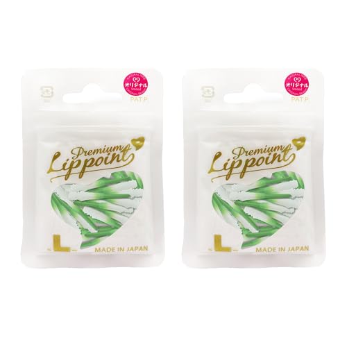 L-style Premium Lippoint - Soft Tip Dart Points - Regular Length - color: Forest Green 2-Tone
