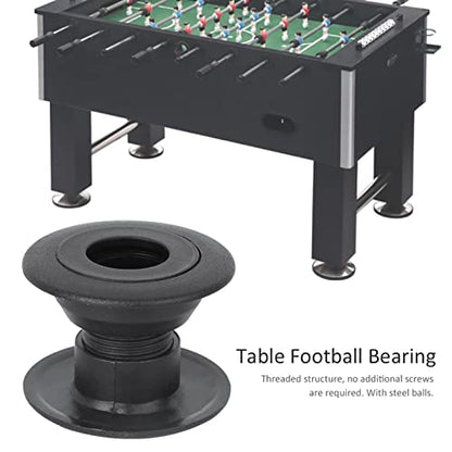 10 Pairs Table Football Bearing, Table Football Bearing Rods Parts Universal Table Foosball Machine Shafts Covers Accessories for Game Training 23 to 34mm