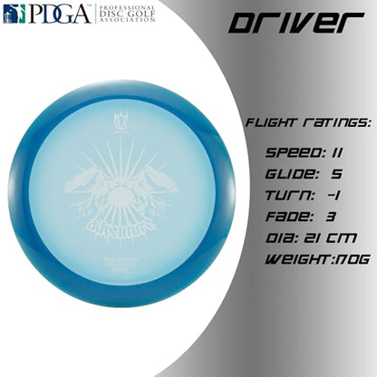 CROWN ME PDGA Aprroved Disc Golf Pro Set with Bag and 6 Discs - color: Green