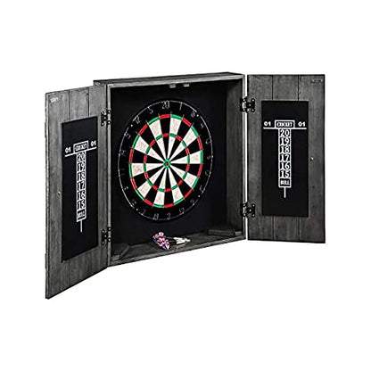 Drifter Solid Wood Dartboard & Cabinet Set