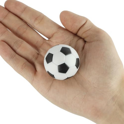 Pack of 9 Foosball Balls Mini Soccer Balls - Small Soccer Ball Replacements for Foosball Table Fun Home Recreation - color: Black/White- 9PCS