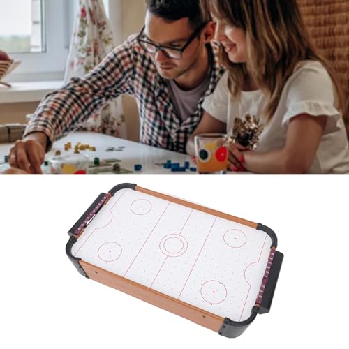 Portable Tabletop Air Hockey Game for Kids and Adults, Lightweight Battery Operated Game with High Density Board, Air Hockey Table for Kids, for Fun and Relaxation