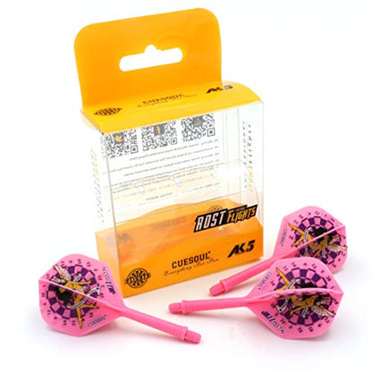CUESOUL Jazz-Metal ROST Integrated Dart Shaft and Flights Standard Shape,Set of 3 pcs - color: CS-JMAK56XBFN