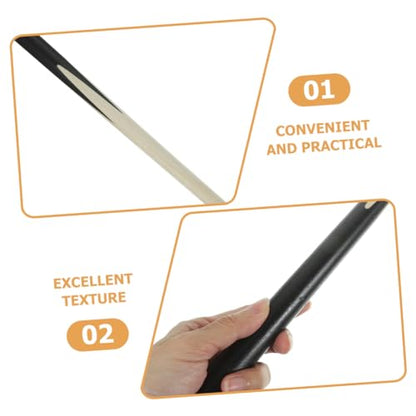 2Pcs Short Pool Cue Sticks Wooden Billiard Cue for Pool Tables Lightweight and Portable Training Sticks for Boys for Beginners