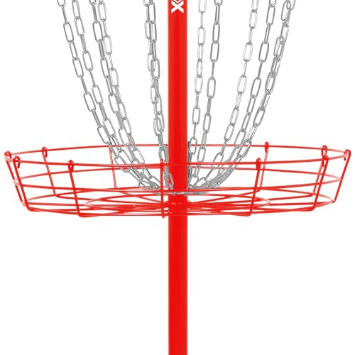 Remix Deluxe Practice Basket for Disc Golf - Choose Your Color and Style - color: Red