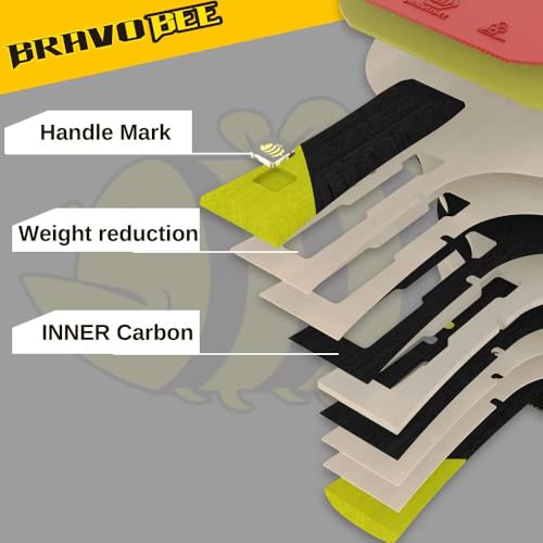 BravoBee Carbon Ping Pong Paddles