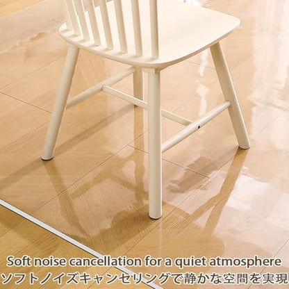 Clear Wood Tile Floor Protector Mat Frosted Rolling Chair Mat Furniture Protector Mat for Office Kitchen Dresser Dining Room Waterproof Scratch Proof Rectangle Easy to Cut Pad Thickness 0.08in/0.06in( - size: 0.08in