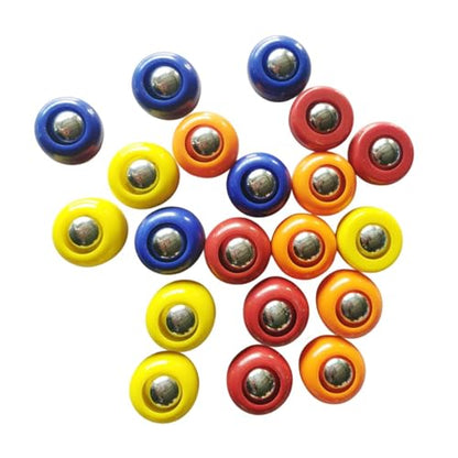 SM SunniMix 10 Pieces Shuffleboard Pucks Tabletop Game Accessories Indoor Replacement Set PP Material Suitable for Family Adults - size: 20Pcs 2.5x1.56cm
