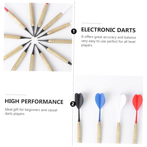 HANABASS 12pcs Complete Dart Set Electronic Darts Soft Tip Supplies Safe for Boys and Girls Replacement Accessories for Game