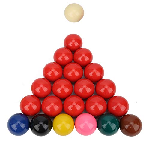 Snooker Balls Set, 22-Piece Tournament Weight (141g) 52.5mm Phenolic Resin Pool Balls for Table Cue Game